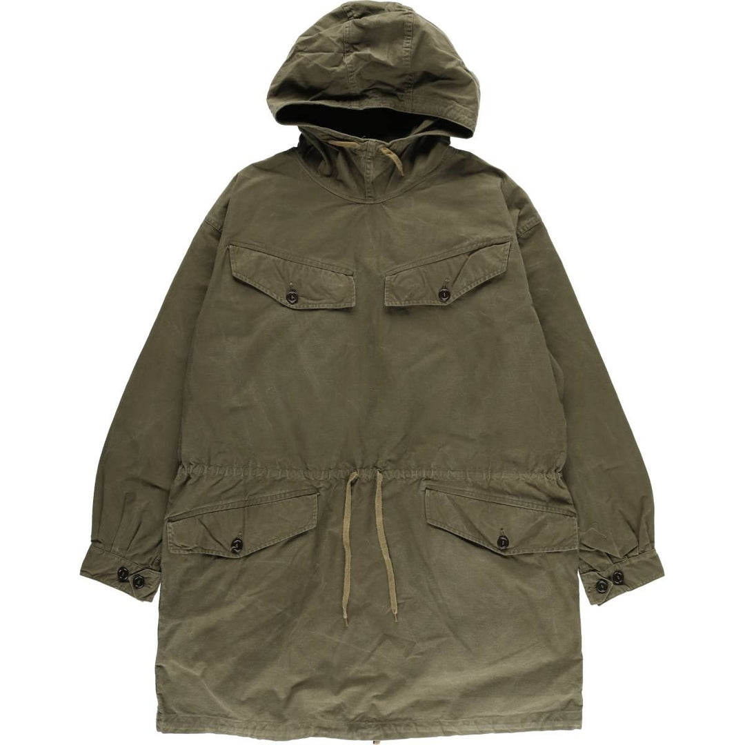 Vintage French Army Alpine Smock Military Smock Parka, Size 32 (Men's XL) unclear Khaki type Vintage Second Hand