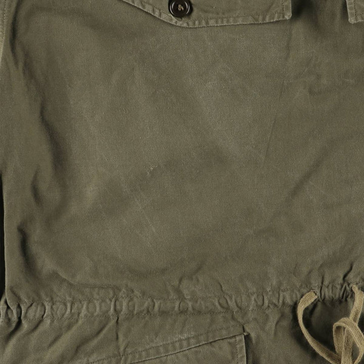 Vintage French Army Alpine Smock Military Smock Parka, Size 32 (Men's XL) unclear Khaki type Vintage Second Hand