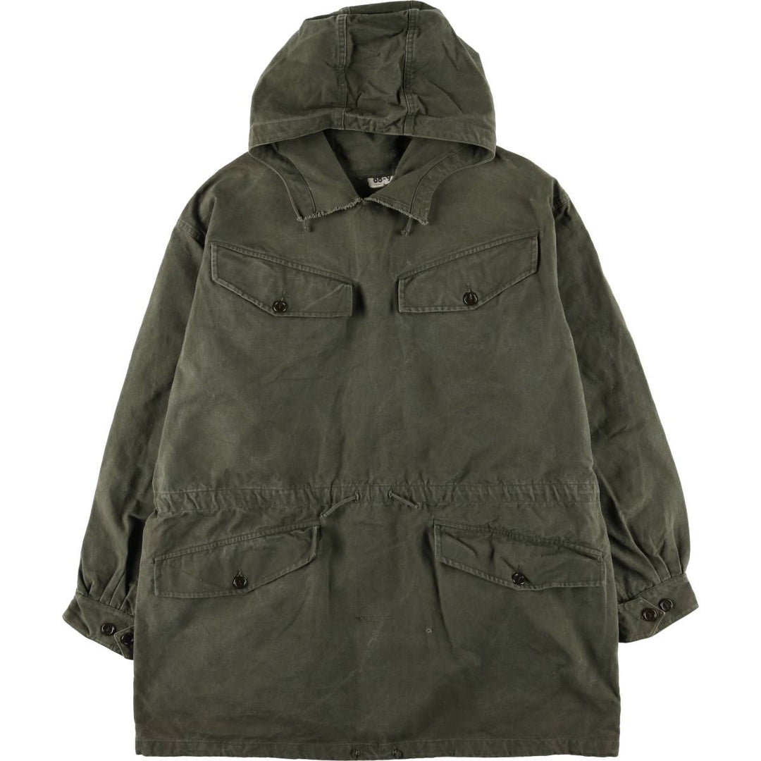 Vintage French Army Alpine Smock Military Smock Parka, Size M (1988-1992), Men's XL unclear Khaki type Vintage Second Hand