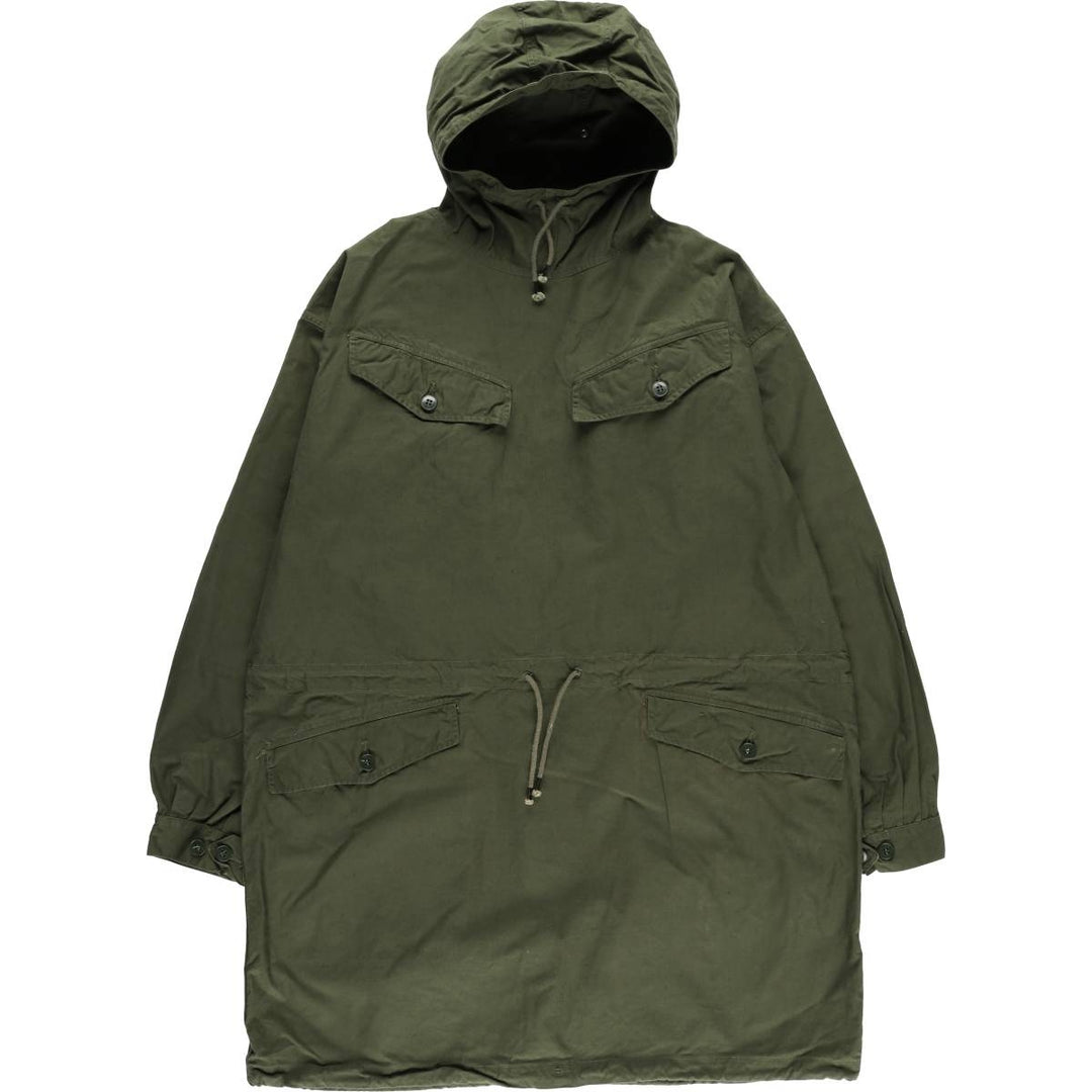 Vintage French Army Alpine Smock Military Smock Parka, Men's Size L unclear Khaki type Vintage Second Hand