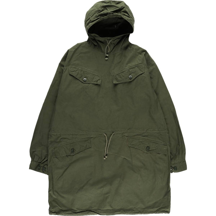 Vintage French Army Alpine Smock Military Smock Parka, Men's Size L unclear Khaki type Vintage Second Hand