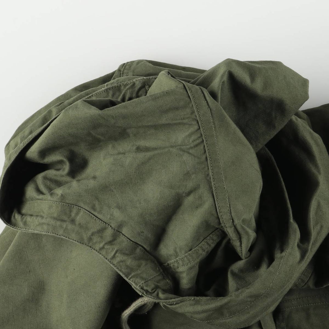 Vintage French Army Alpine Smock Military Smock Parka, Men's Size L unclear Khaki type Vintage Second Hand