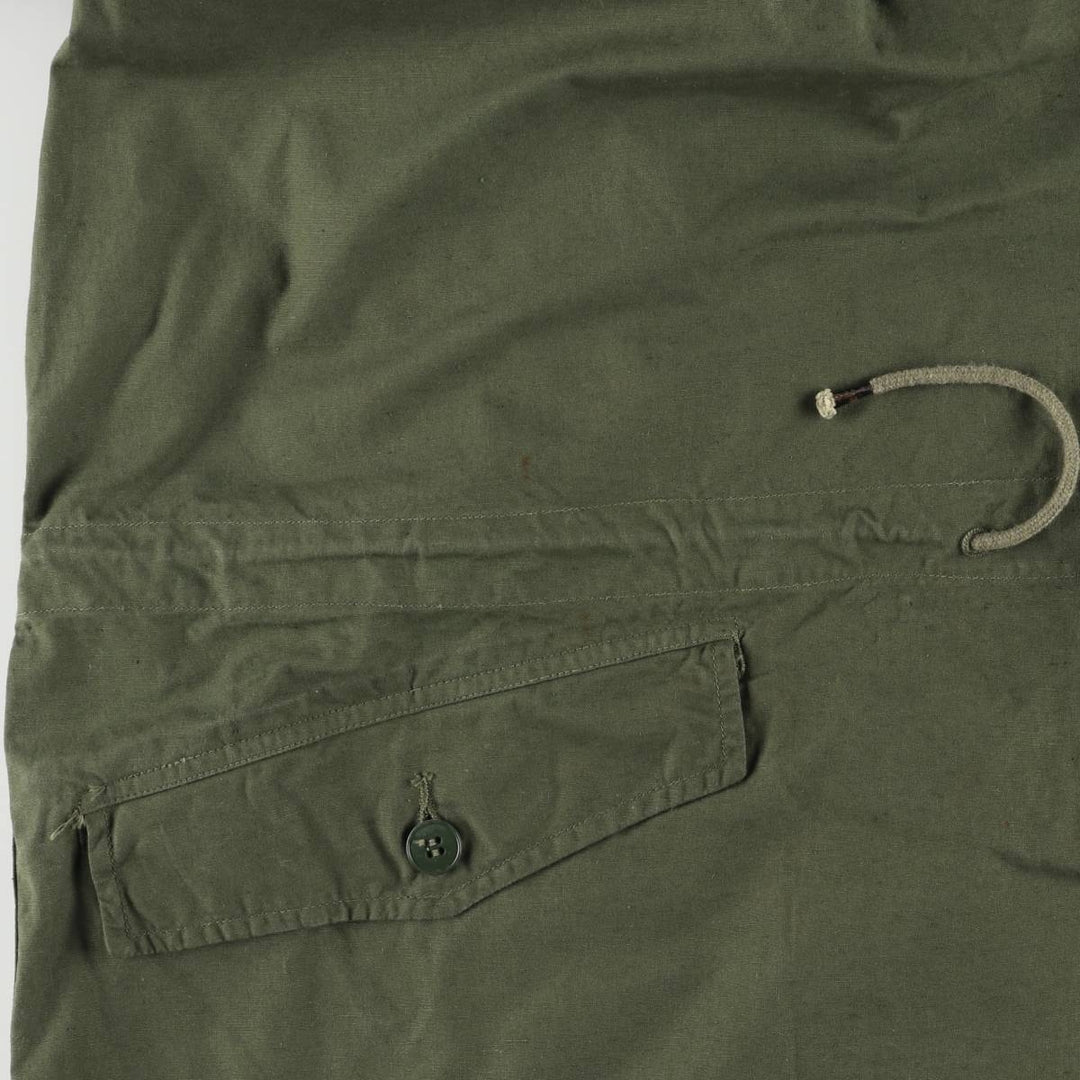 Vintage French Army Alpine Smock Military Smock Parka, Men's Size L unclear Khaki type Vintage Second Hand