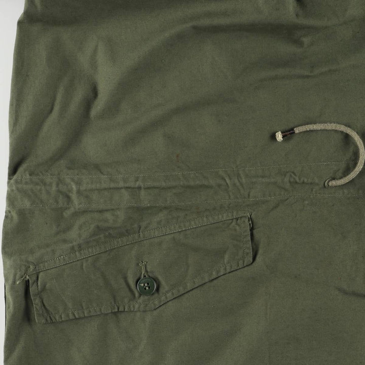 Vintage French Army Alpine Smock Military Smock Parka, Men's Size L unclear Khaki type Vintage Second Hand