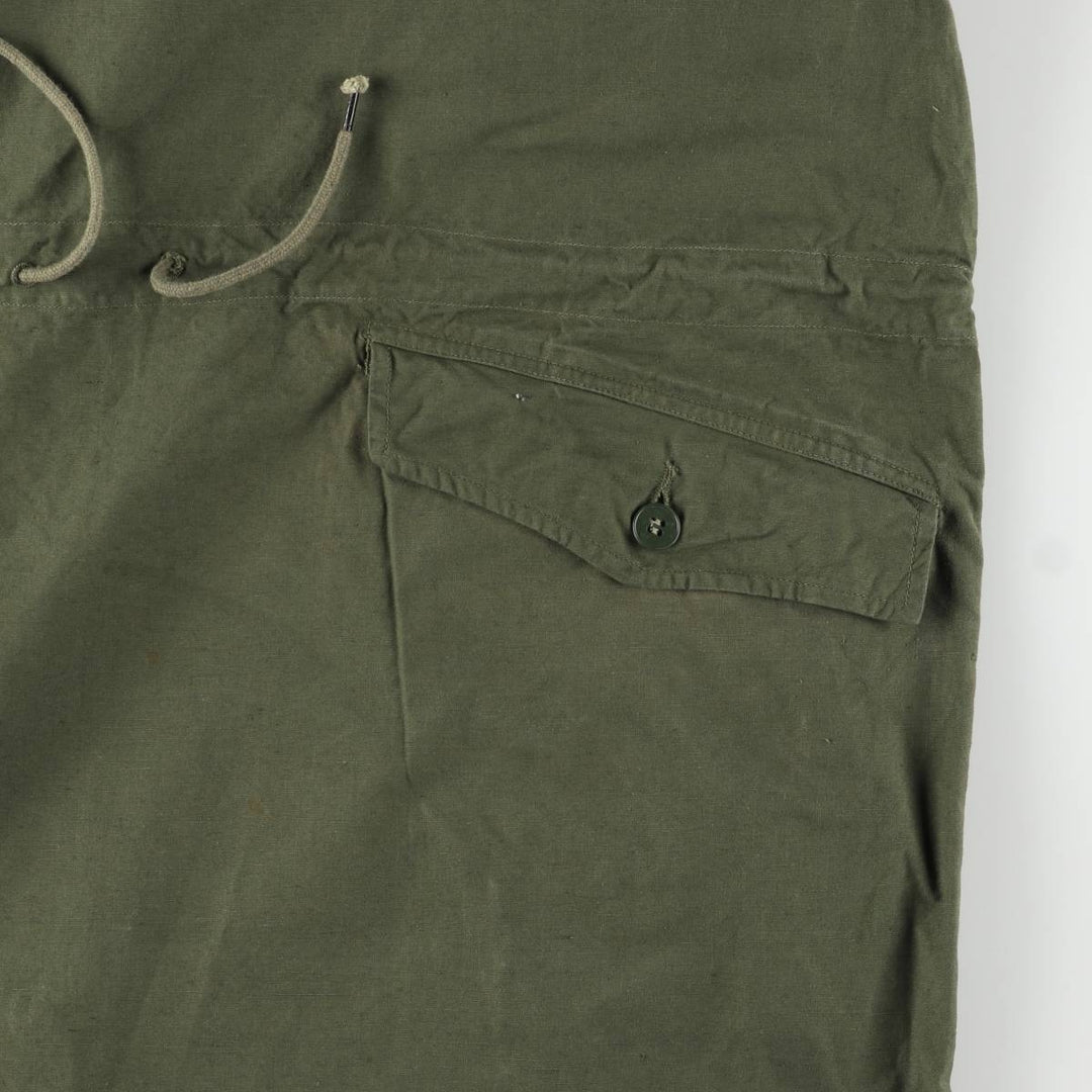 Vintage French Army Alpine Smock Military Smock Parka, Men's Size L unclear Khaki type Vintage Second Hand