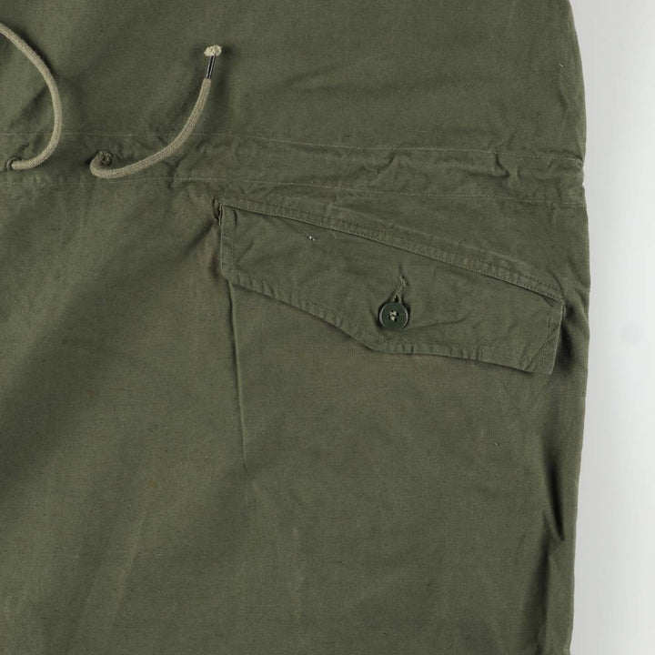 Vintage French Army Alpine Smock Military Smock Parka, Men's Size L unclear Khaki type Vintage Second Hand