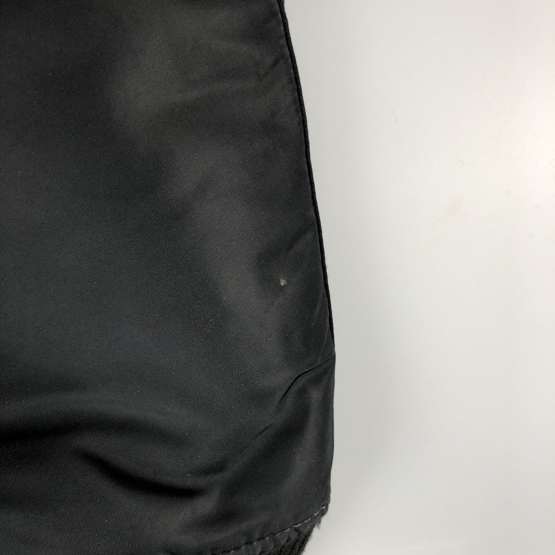 90'S civilian Alpha MA-1 style padded military flight jacket, made in the USA, men's size M, vintage Nylon black type Vintage Second Hand