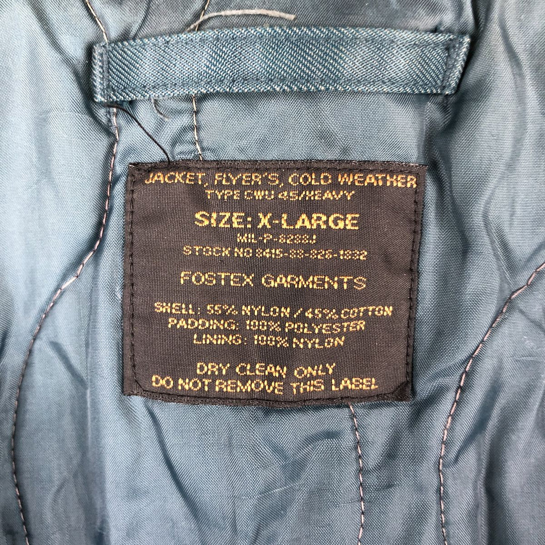 Civilian item CWU-45 Nylon Khaki type Vintage Second Hand