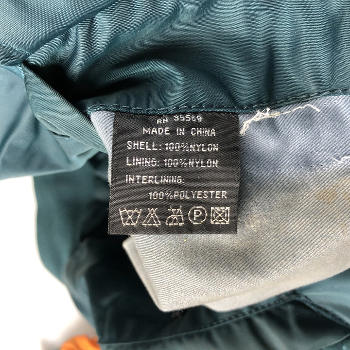 Civilian Alpha MA-1 type padded military flight jacket, men's XL size Nylon Khaki type Vintage Second Hand