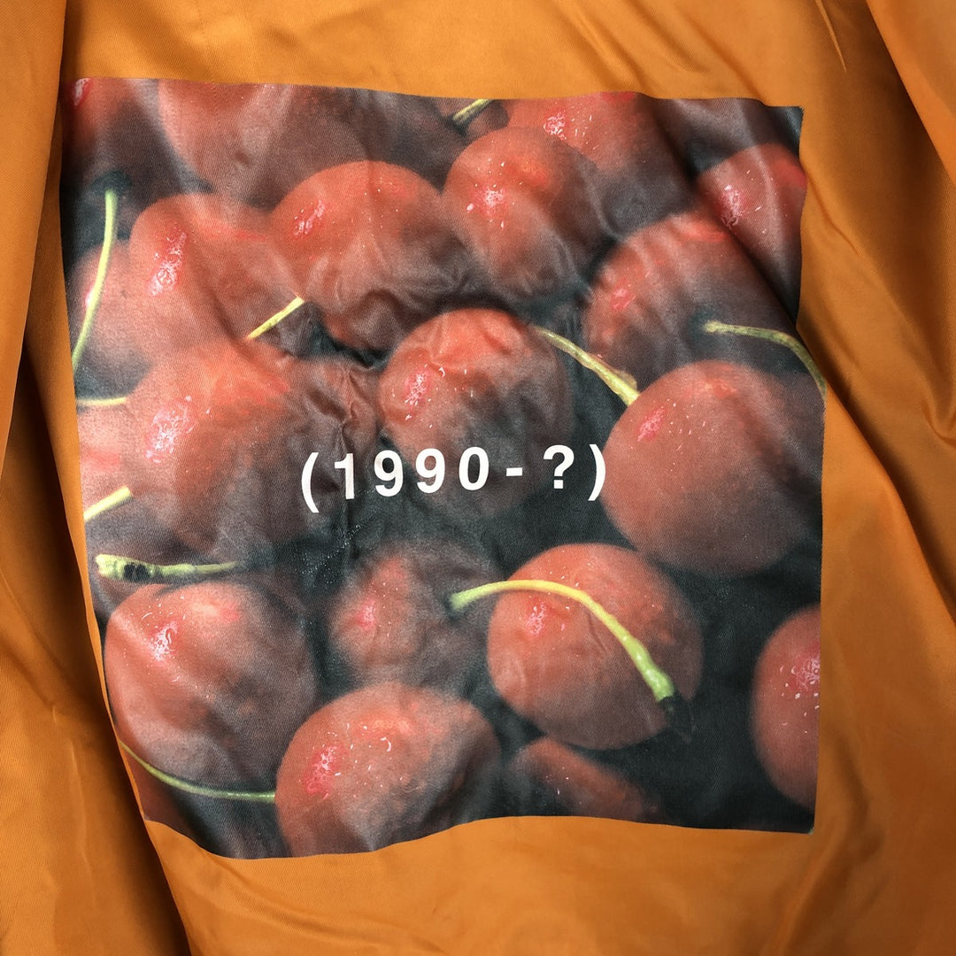 Civilian Alpha MA-1 type padded military flight jacket, men's XL size Nylon Khaki type Vintage Second Hand