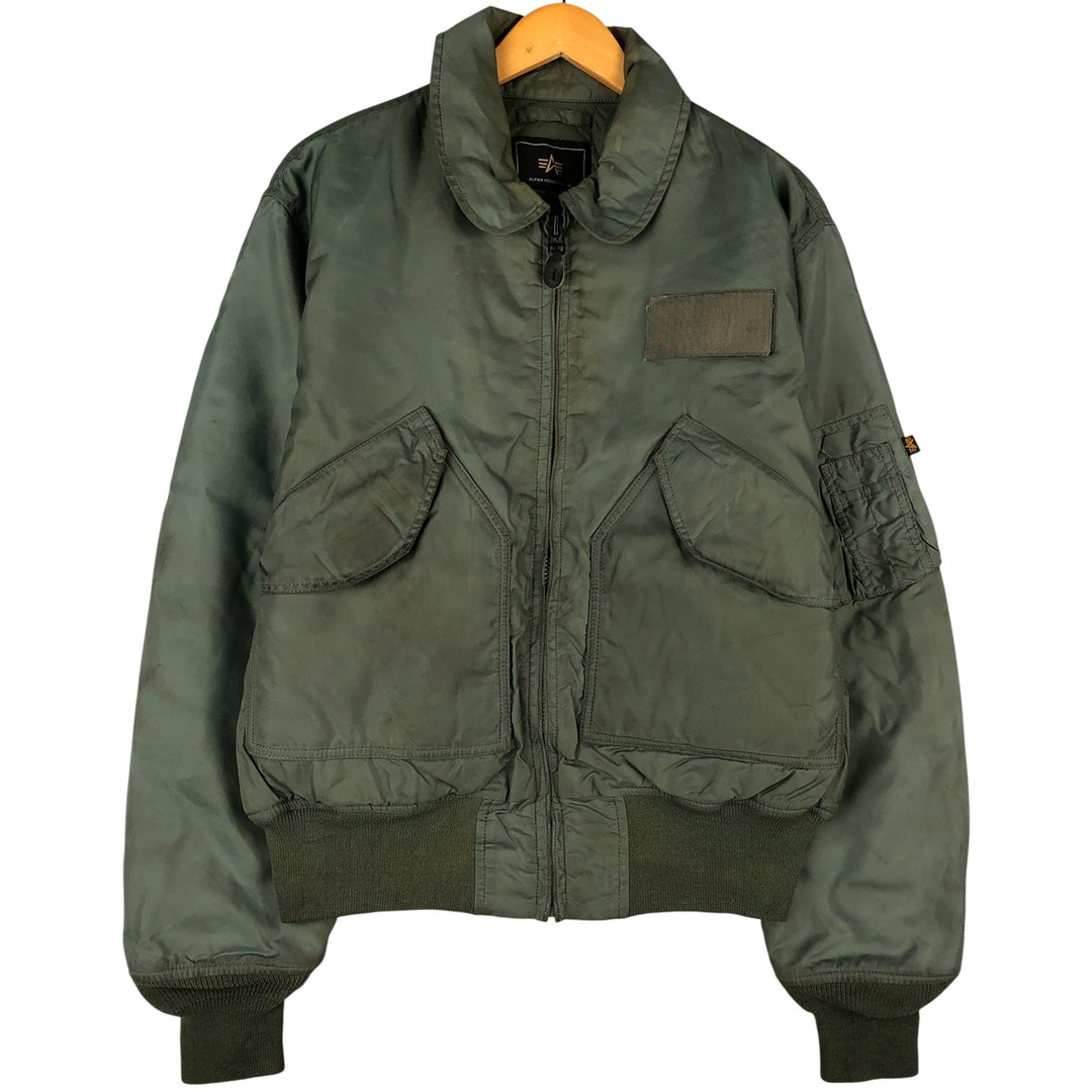 Civilian Alpha CWU-45 Nylon Khaki type Vintage Second Hand