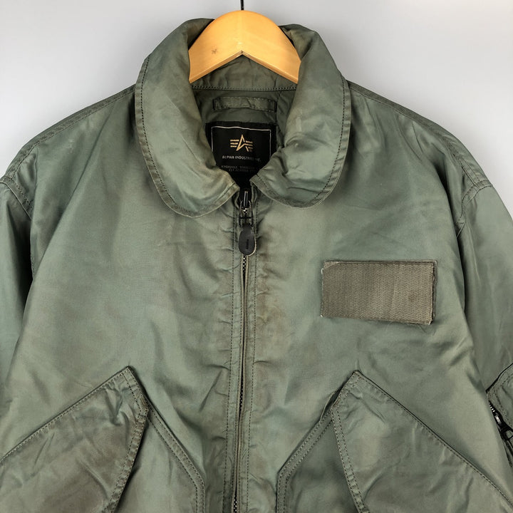 Civilian Alpha CWU-45 Nylon Khaki type Vintage Second Hand