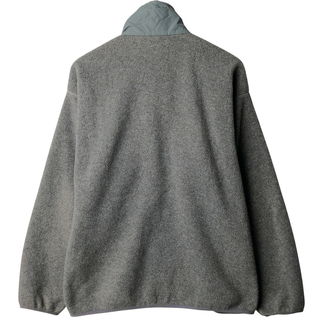 90'S Patagonia Synchilla Fleece Jacket (25410F96), Made in USA, Men's Size L, Vintage polyester gray type Vintage Second Hand