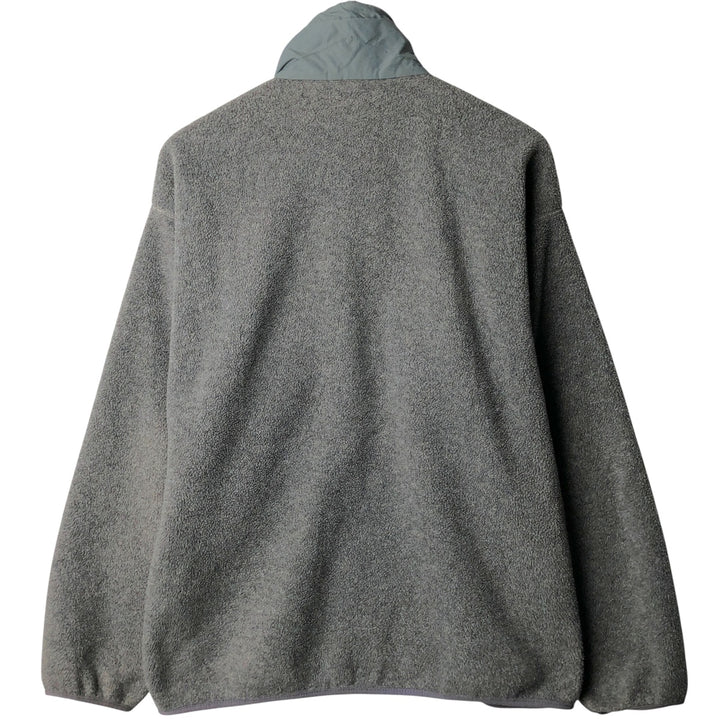90'S Patagonia Synchilla Fleece Jacket (25410F96), Made in USA, Men's Size L, Vintage polyester gray type Vintage Second Hand