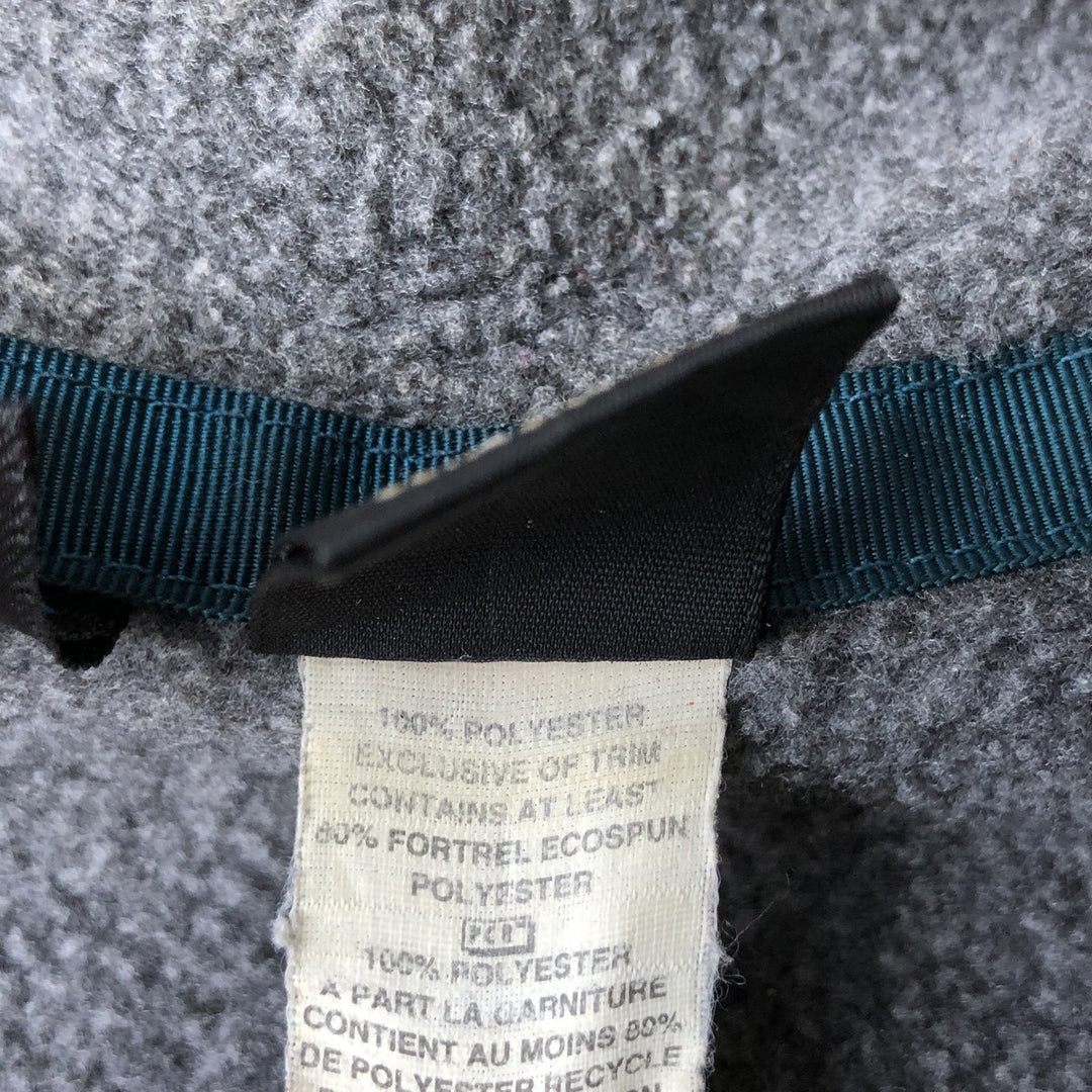 90'S Patagonia Synchilla Fleece Jacket (25410F96), Made in USA, Men's Size L, Vintage polyester gray type Vintage Second Hand