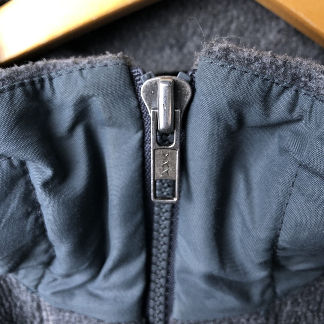 90'S Patagonia Synchilla Fleece Jacket (25410F96), Made in USA, Men's Size L, Vintage polyester gray type Vintage Second Hand