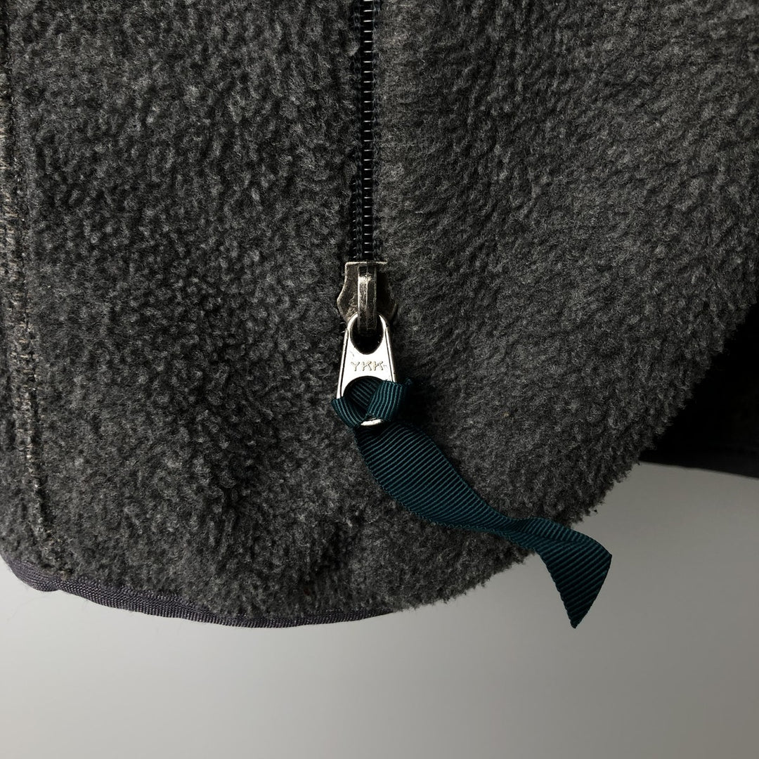 90'S Patagonia Synchilla Fleece Jacket (25410F96), Made in USA, Men's Size L, Vintage polyester gray type Vintage Second Hand