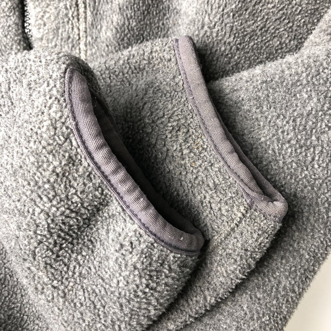 90'S Patagonia Synchilla Fleece Jacket (25410F96), Made in USA, Men's Size L, Vintage polyester gray type Vintage Second Hand