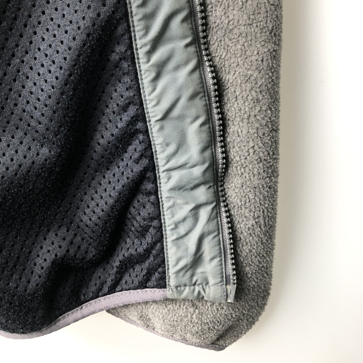 90'S Patagonia Synchilla Fleece Jacket (25410F96), Made in USA, Men's Size L, Vintage polyester gray type Vintage Second Hand