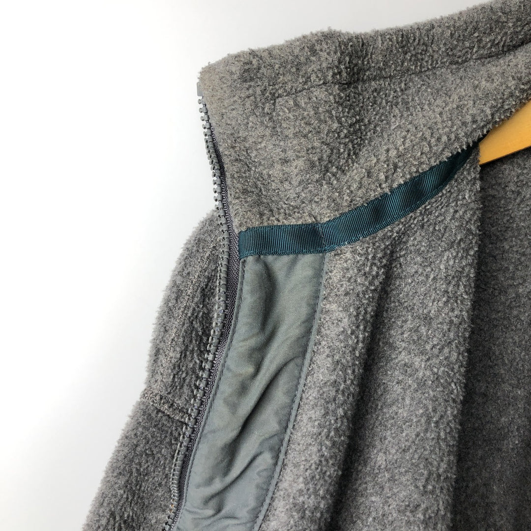 90'S Patagonia Synchilla Fleece Jacket (25410F96), Made in USA, Men's Size L, Vintage polyester gray type Vintage Second Hand