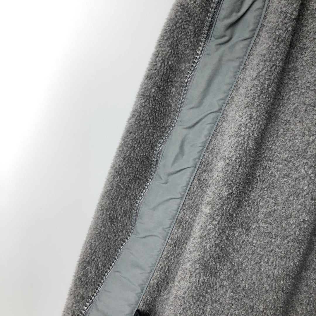 90'S Patagonia Synchilla Fleece Jacket (25410F96), Made in USA, Men's Size L, Vintage polyester gray type Vintage Second Hand