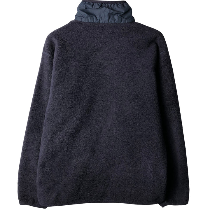 Patagonia fleece jacket, made in the USA, men's size L polyester navy blue type Vintage Second Hand