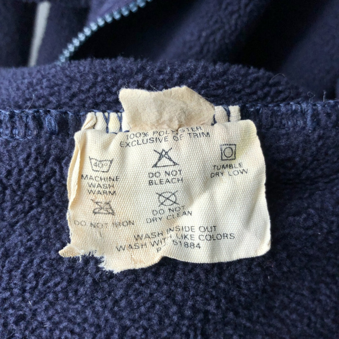 Patagonia fleece jacket, made in the USA, men's size L polyester navy blue type Vintage Second Hand