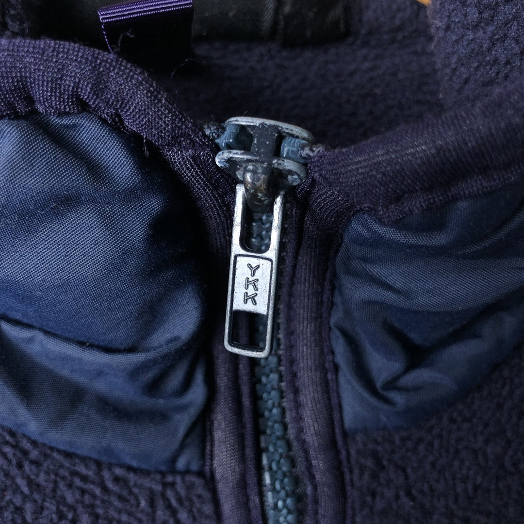 Patagonia fleece jacket, made in the USA, men's size L polyester navy blue type Vintage Second Hand