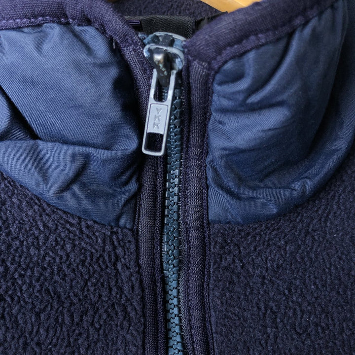 Patagonia fleece jacket, made in the USA, men's size L polyester navy blue type Vintage Second Hand