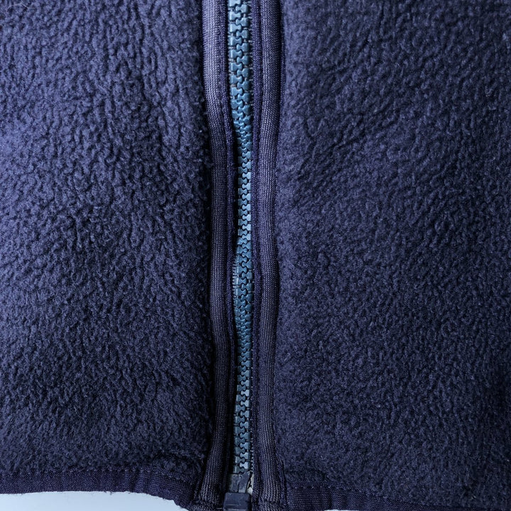 Patagonia fleece jacket, made in the USA, men's size L polyester navy blue type Vintage Second Hand