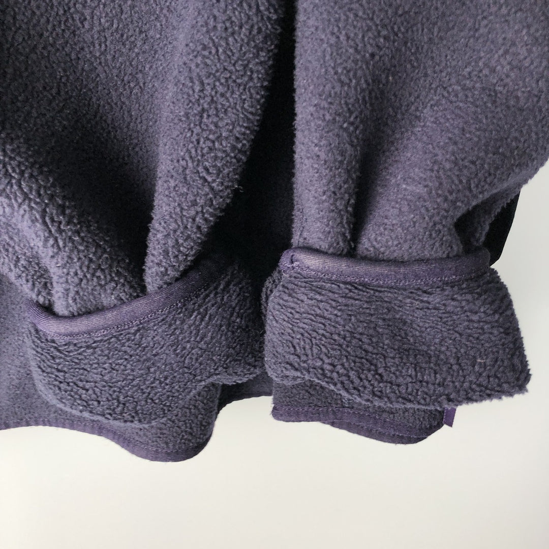 Patagonia fleece jacket, made in the USA, men's size L polyester navy blue type Vintage Second Hand