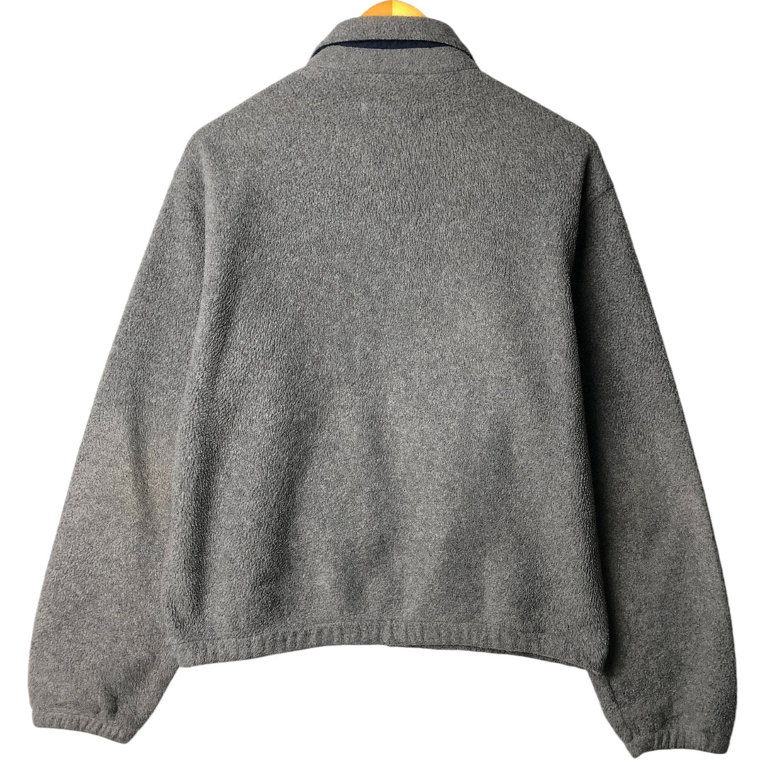 Ralph Lauren POLO by Ralph Lauren Swing Top Fleece Jacket, Men's Size Medium polyester gray type Vintage Second Hand