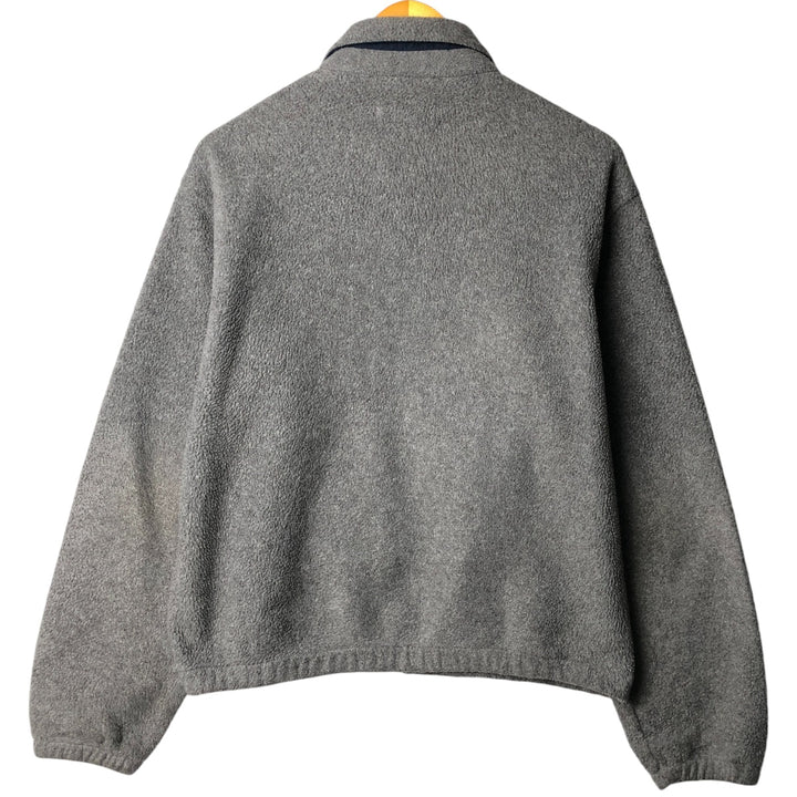 Ralph Lauren POLO by Ralph Lauren Swing Top Fleece Jacket, Men's Size Medium polyester gray type Vintage Second Hand