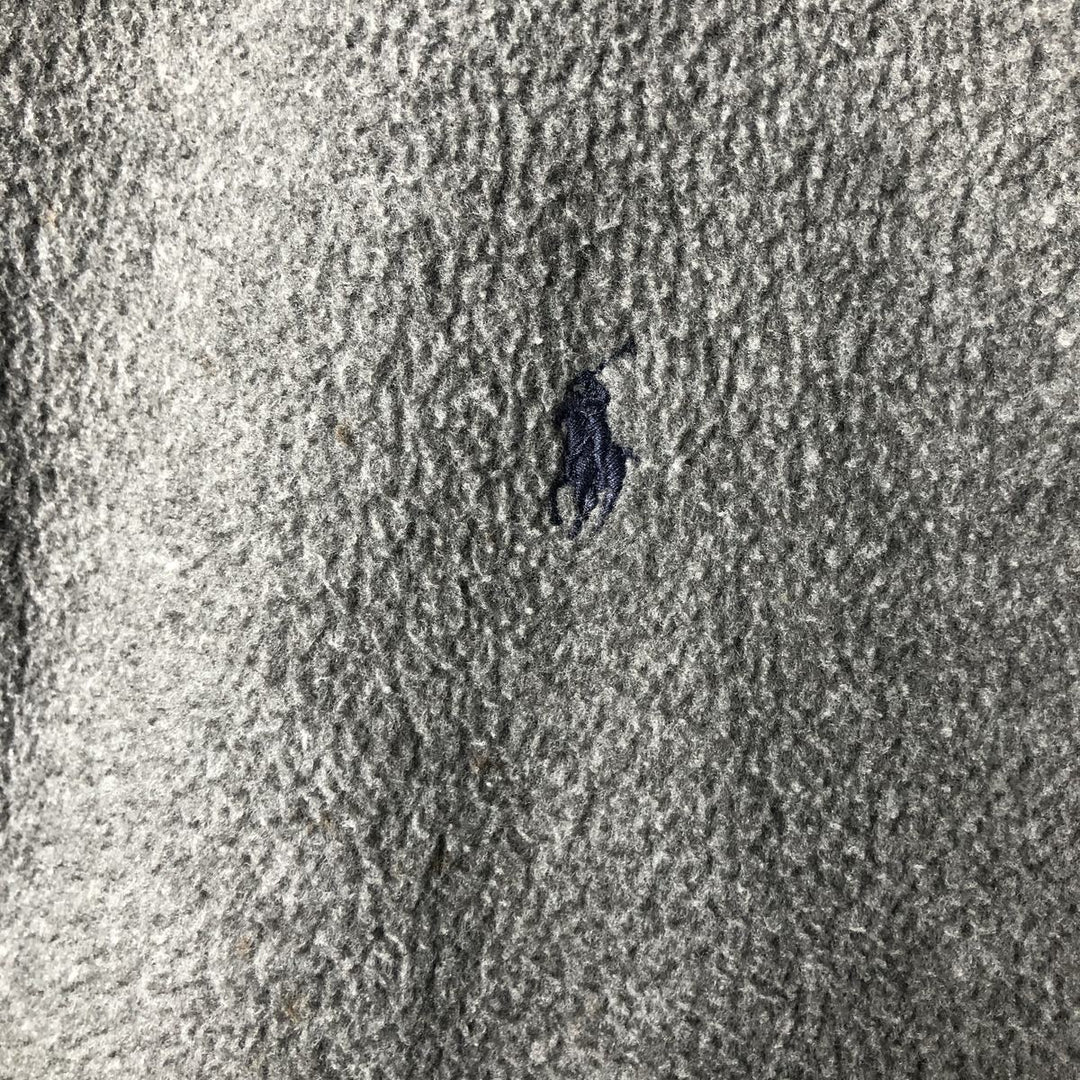 Ralph Lauren POLO by Ralph Lauren Swing Top Fleece Jacket, Men's Size Medium polyester gray type Vintage Second Hand