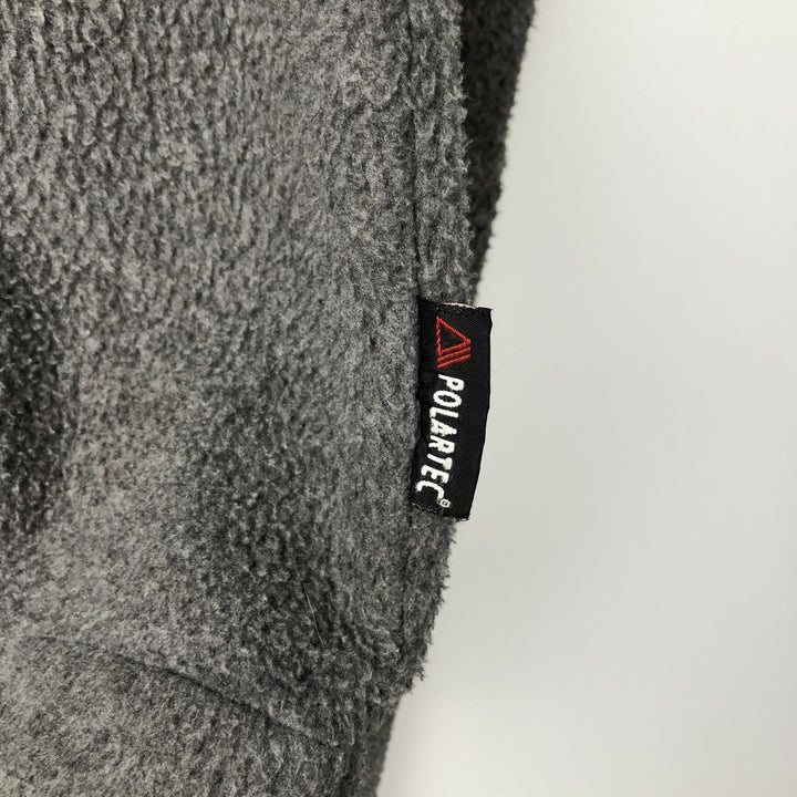 Ralph Lauren POLO by Ralph Lauren Swing Top Fleece Jacket, Men's Size Medium polyester gray type Vintage Second Hand