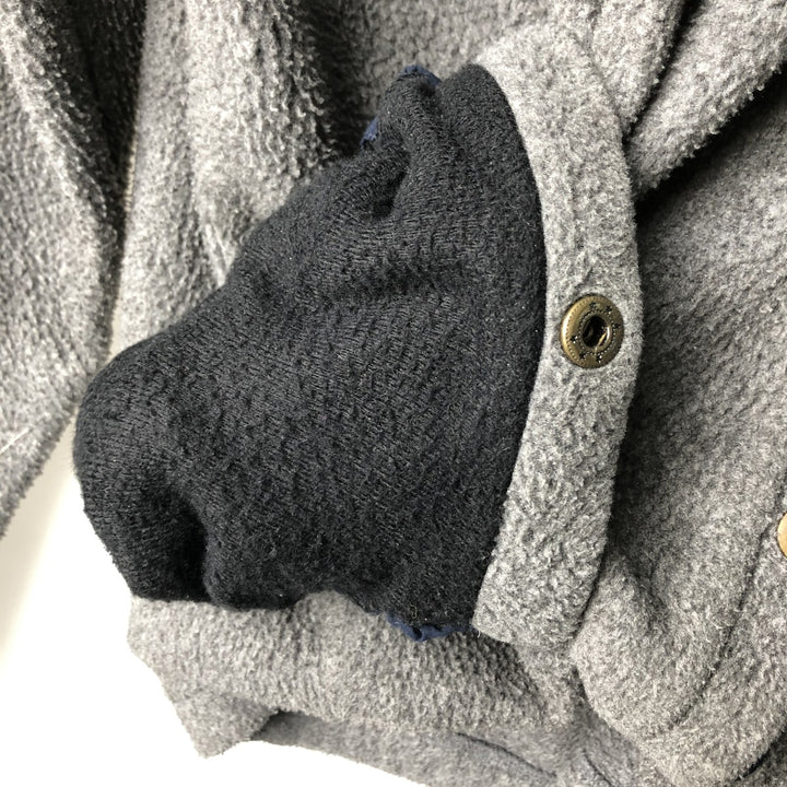 Ralph Lauren POLO by Ralph Lauren Swing Top Fleece Jacket, Men's Size Medium polyester gray type Vintage Second Hand