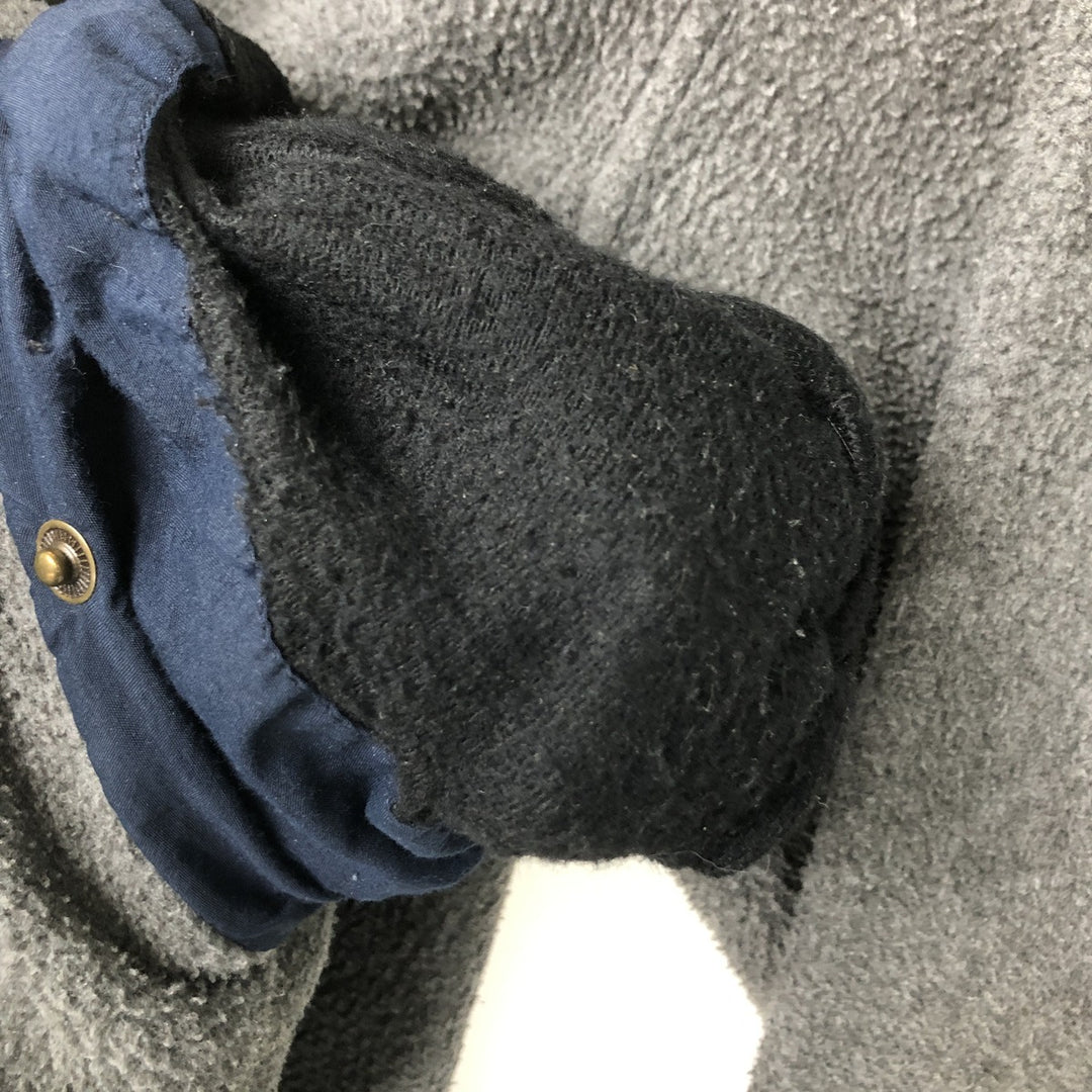 Ralph Lauren POLO by Ralph Lauren Swing Top Fleece Jacket, Men's Size Medium polyester gray type Vintage Second Hand