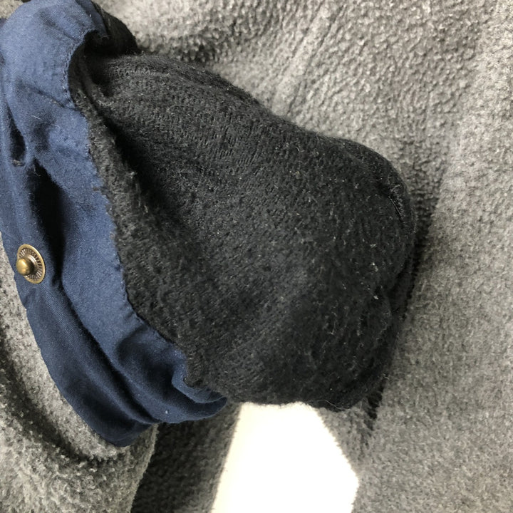 Ralph Lauren POLO by Ralph Lauren Swing Top Fleece Jacket, Men's Size Medium polyester gray type Vintage Second Hand