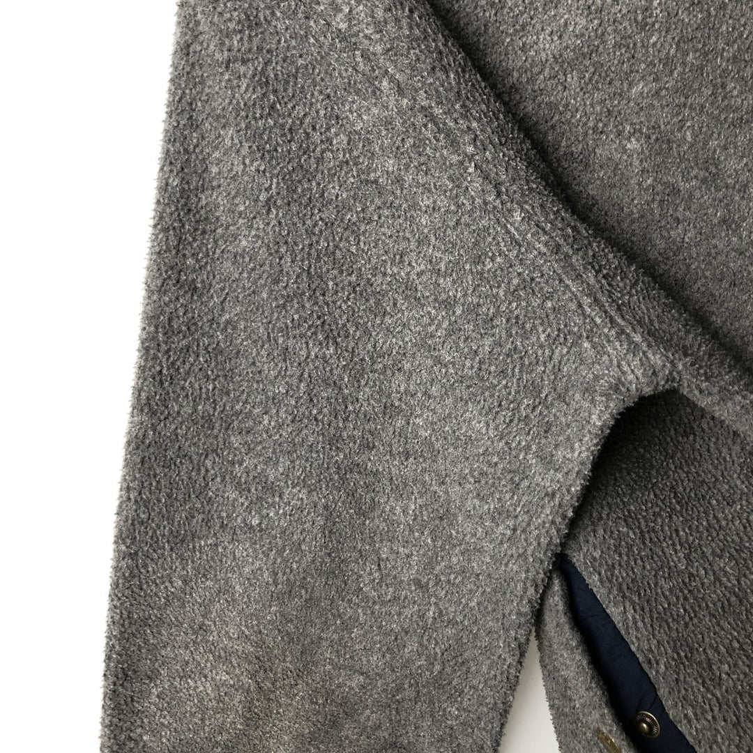 Ralph Lauren POLO by Ralph Lauren Swing Top Fleece Jacket, Men's Size Medium polyester gray type Vintage Second Hand