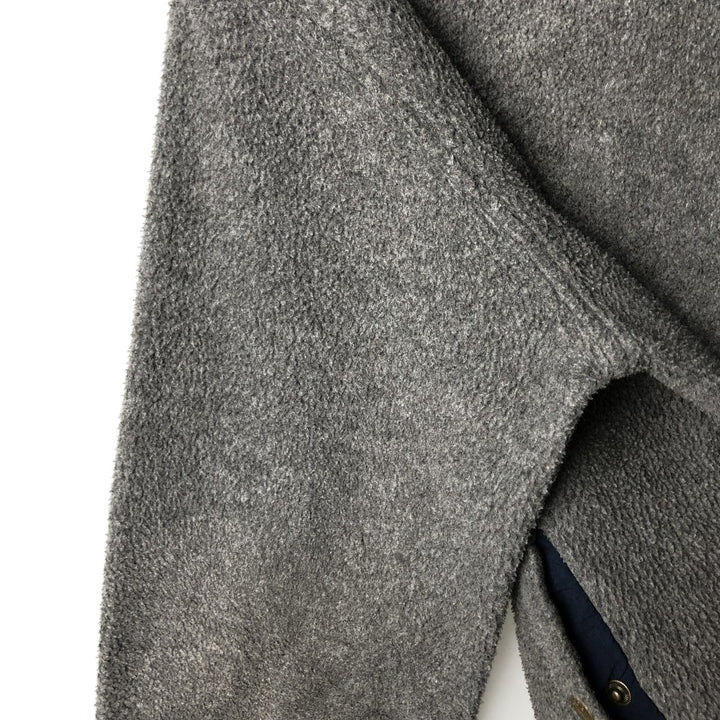 Ralph Lauren POLO by Ralph Lauren Swing Top Fleece Jacket, Men's Size Medium polyester gray type Vintage Second Hand