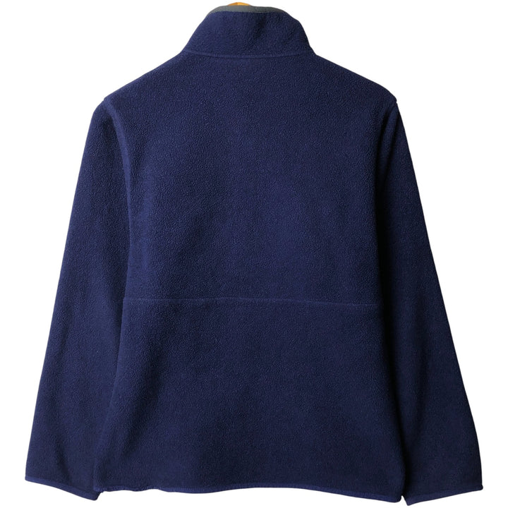 2000'S Patagonia SYNCHILLA Half-Zip Fleece Pullover (25735SP01), Men's Size Small polyester navy blue type Vintage Second Hand