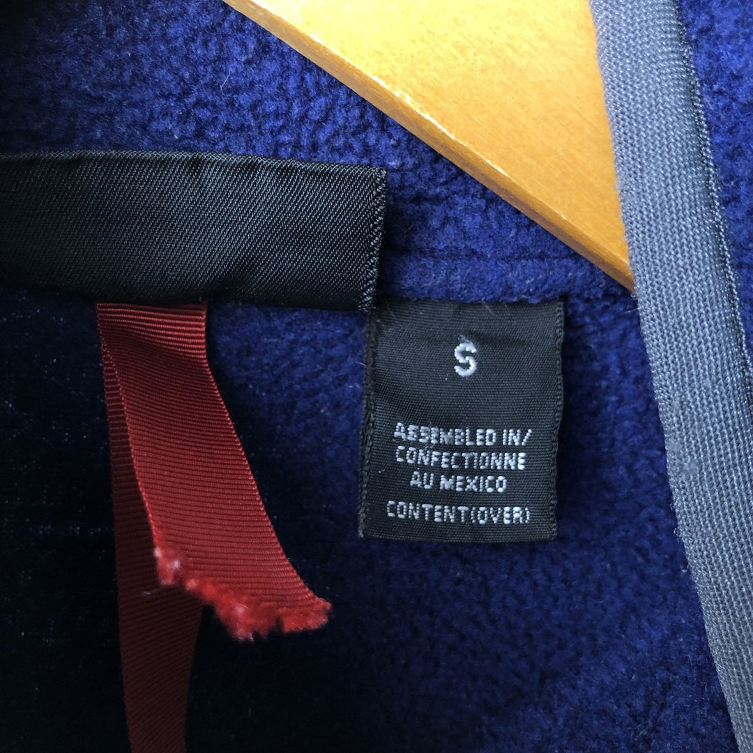 2000'S Patagonia SYNCHILLA Half-Zip Fleece Pullover (25735SP01), Men's Size Small polyester navy blue type Vintage Second Hand