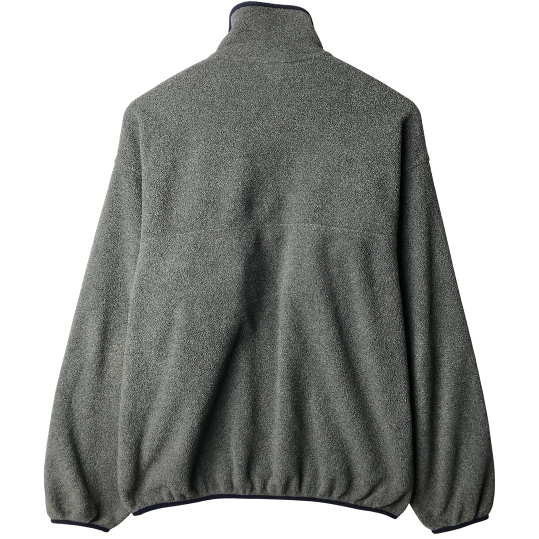 Patagonia Synchilla Snap-T 25450FA16 Half-Snap Fleece Pullover, Men's Size Medium polyester gray type Vintage Second Hand