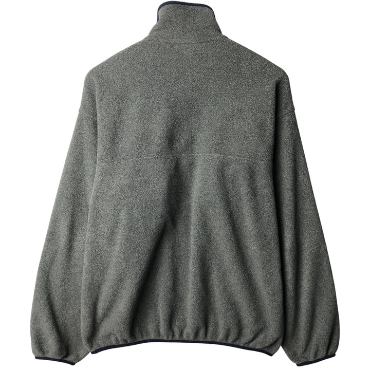 Patagonia Synchilla Snap-T 25450FA16 Half-Snap Fleece Pullover, Men's Size Medium polyester gray type Vintage Second Hand