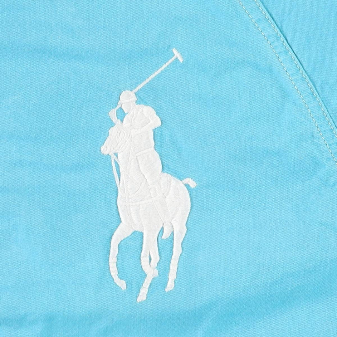 Ralph Lauren POLO by Ralph Lauren Big Pony Cotton Parka, Men's XL cotton Blue type light blue Vintage Second Hand