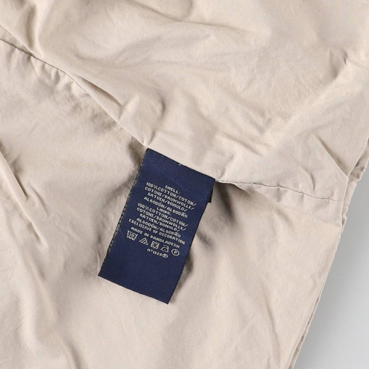 2000'S Ralph Lauren Polo Jeans Company Stars and Stripes Motorcycle Jacket, Men's Size L cotton Beige type Vintage Second Hand