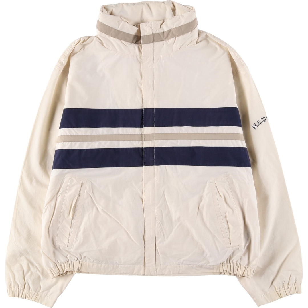 90'S Nautica Sailing Jacket, Men's, XXL, Vintage cotton unbleached Vintage Second Hand