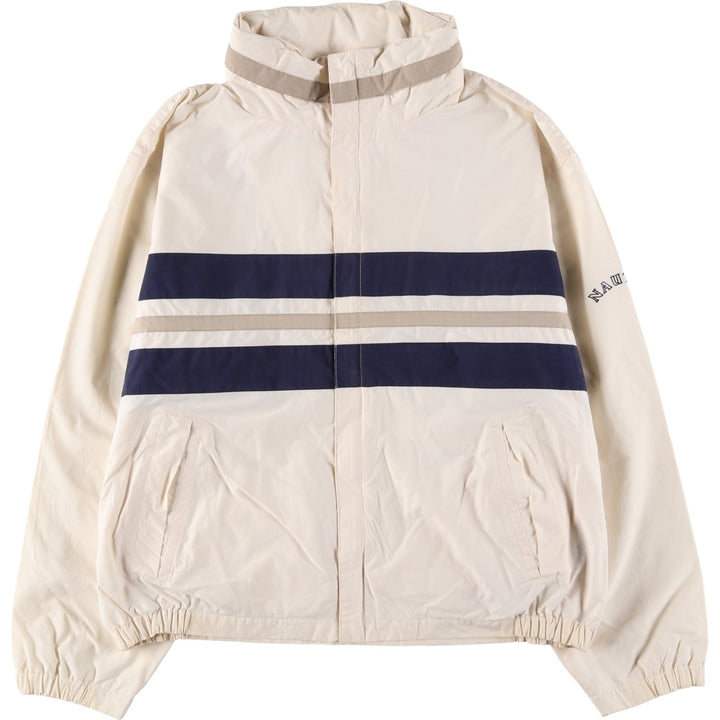 90'S Nautica Sailing Jacket, Men's, XXL, Vintage cotton unbleached Vintage Second Hand