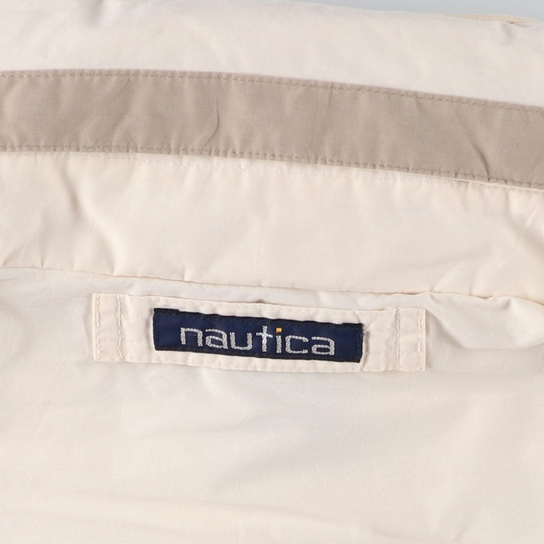 90'S Nautica Sailing Jacket, Men's, XXL, Vintage cotton unbleached Vintage Second Hand