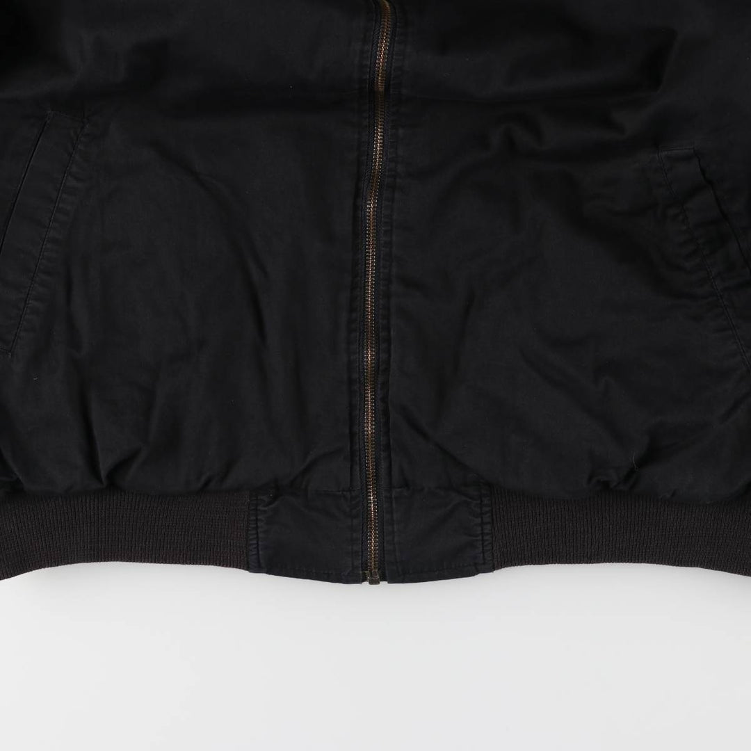 Marlboro Advertising Reversible Cotton Blouson with Back Logo, Men's Size XL cotton black type Vintage Second Hand